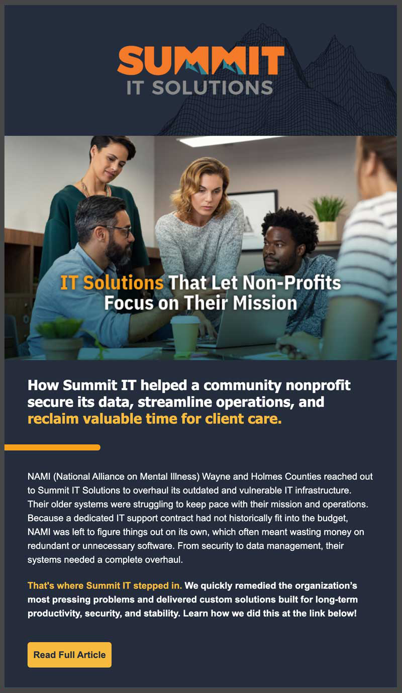 Summit IT Newsletter